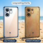 Vivo X200FE 5G Anti-Yellow Electroplating Transparent Airbags Case