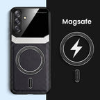 Samsung Galaxy A26 5G Premium Magsafe Magnetic Leather Lens Protective Case