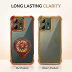 OPPO Reno 14 5G Stress Buster Wheel Rotating Airbag Cosmic Orange Case