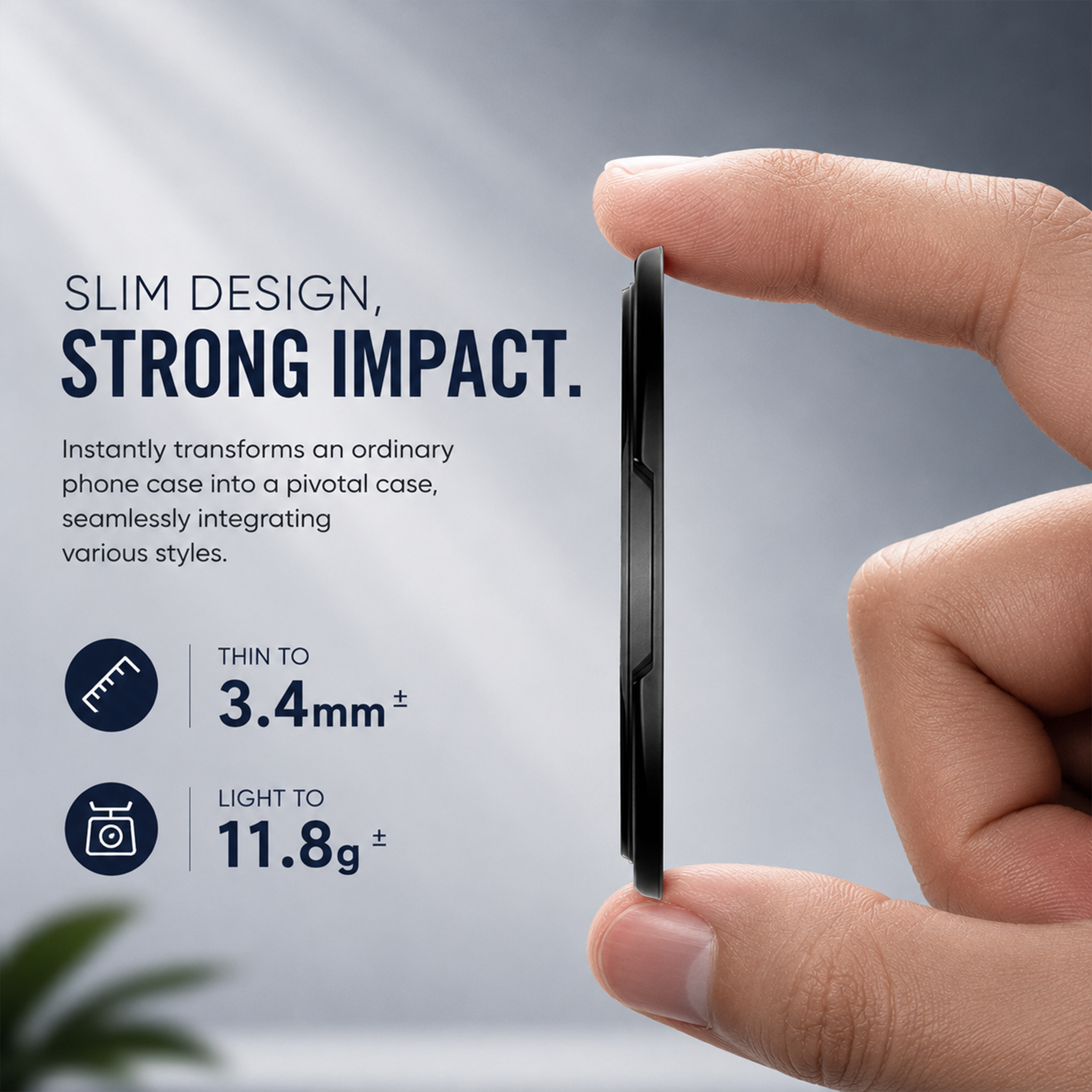 Vivo Y200 5G Premium Stress Buster Wheel Rotating Shockproof Airbags Case