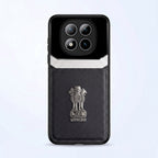Redmi Note 15 Pro+ 5G Satyamev Jayate 3D Metal Leather Back Case