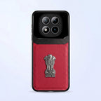 Redmi Note 15 Pro+ 5G Satyamev Jayate 3D Metal Leather Back Case