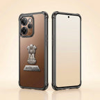 Oppo Reno 15 Pro Mini 5G Satyamev Jayate 2-in-1 Emblem Transparent Shockproof Airbag Case