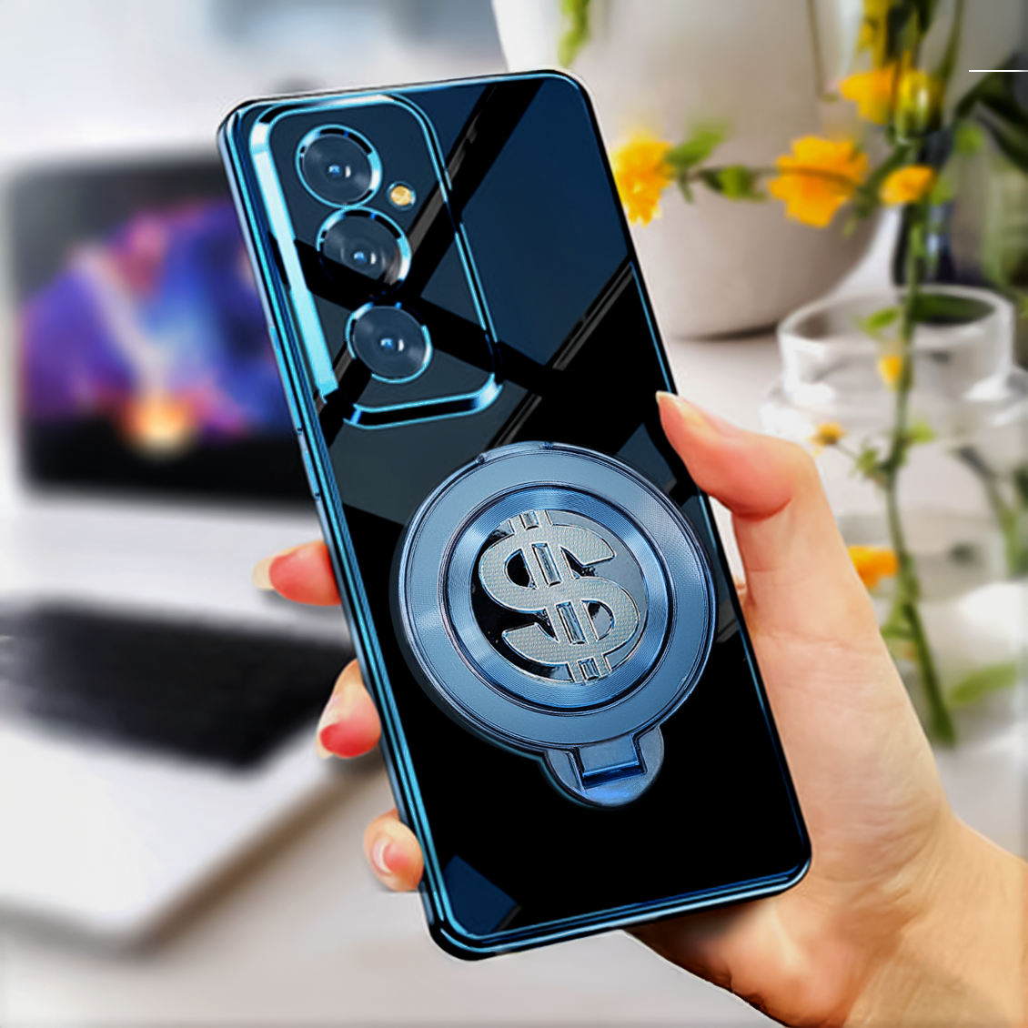 Samsung Galaxy A55 5G Electroplating Dollar Case