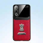 Oppo K12x 5G Satyamev Jayate 2-in-1 Emblem Leather Lens Protective Back Case