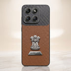 Motorola Edge 70 Fusion 5G Satyamev Jayate 2-in-1 Emblem Carbon Fiber Leather Phone Case