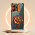 OPPO Reno 14 5G Stress Buster Wheel Rotating Airbag Cosmic Orange Case