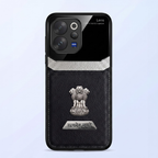 Vivo V70 5G Satyamev Jayate 2-in-1 Emblem Leather Lens Protective Back Case