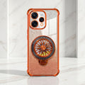 Oppo Reno 15 5G Stress Buster Wheel Rotating Shimmer Airbag Cosmic Orange Case