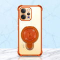 Vivo V70 5G Invincible Bracket Ring Stand Airbag Cosmic Orange Case