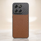 Motorola Edge 60 Pro 5G Carbon Fiber Leather Hybrid Phone Case