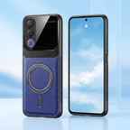 Vivo V70 FE 5G Premium Magsafe Magnetic Leather Lens Protective Case
