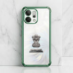 Oppo Reno 14 5G Satyamev Jayate 2-in-1 Emblem Transparent Shockproof Airbag Case