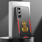 Samsung Galaxy S23 5G Satyamev Jayate 3D Metal Aluminium Back Case