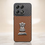 Motorola Edge 70 Pro 5G Satyamev Jayate 2-in-1 Emblem Carbon Fiber Leather Phone Case