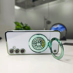 Samsung Galaxy A35 5G Porsche® Wheel Frameless Case ring green stand