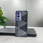 Oppo A3 Pro 5G Triangle Pattern Matte Back Shockproof Case