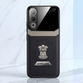 Oppo K12x 5G Satyamev Jayate 2-in-1 Emblem Leather Lens Protective Back Case