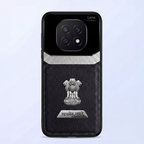 Oppo F29 Pro 5G Satyamev Jayate 2-in-1 Emblem Leather Lens Protective Back Case