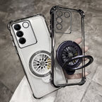 Vivo V27/V27 Pro 5G Premium Stress Buster Wheel Rotating Shockproof Airbags Case