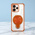 Oppo Reno 15 5G Invincible Bracket Ring Stand Airbag Cosmic Orange Case