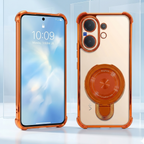 Vivo V60 5G Invincible Bracket Ring Stand Airbag Cosmic Orange Case