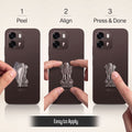 Oppo A6 Pro 5G Compatible Satyamev Jayate 3D Metal Emblem Sticker