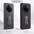 Realme 14 Pro+ 5G Compatible Satyamev Jayate 3D Metal Emblem Sticker