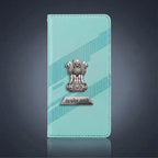 Vivo V40 Pro 5G Metal Satyamev Jayate 2-in-1 Emblem Magnetic Flip Wallet Case
