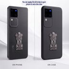 Vivo V30 Pro 5G Compatible Satyamev Jayate 3D Metal Emblem Sticker