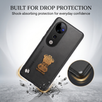 Vivo V40 Pro 5G Satyamev Jayate Vegan Leather Back Case
