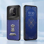Oppo F29 Pro 5G Satyamev Jayate 2-in-1 Emblem Leather Lens Protective Back Case