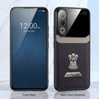 Oppo K12x 5G Satyamev Jayate 2-in-1 Emblem Leather Lens Protective Back Case