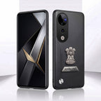 Vivo V40 Pro 5G Satyamev Jayate 2-in-1 Emblem Vegan Leather Back Case