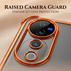 Vivo V40 Pro 5G Invincible Bracket Ring Stand Airbag Cosmic Orange Case