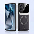 Oppo Reno 15 5G Premium Magsafe Magnetic Leather Lens Protective Case