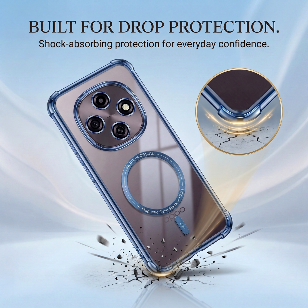 Oppo F31 Pro 5G Premium Magnetic MagSafe Shockproof Airbag Case (2.O)