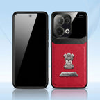 Oppo Reno 13 5G Satyamev Jayate 2-in-1 Emblem Leather Lens Protective Back Case