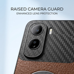 Vivo T5 Pro 5G Carbon Fiber Leather Hybrid MagSafe Magnetic Case