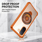 Vivo V60e 5G Stress Buster Wheel Rotating Airbag Cosmic Orange Case