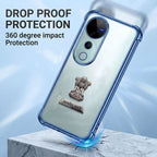 Vivo V40 Pro 5G Satyamev Jayate 2-in-1 Emblem Transparent Shockproof Airbag Case