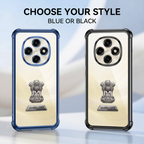 Oppo F31 Pro 5G Satyamev Jayate 2-in-1 Emblem Transparent Shockproof Airbag Case