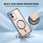 Vivo Y200 5G Premium Magnetic MagSafe Shockproof Airbag Case (2.O)
