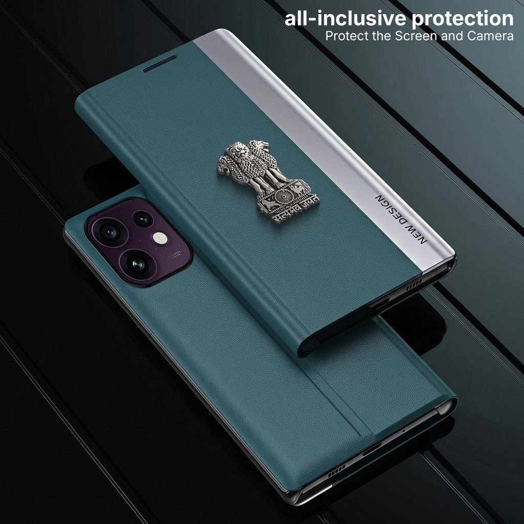 Oppo Reno 16 5G Satyamev Jayate Flip Leather Case