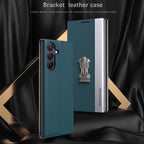 Samsung Galaxy A57 5G Satyamev Jayate Flip Leather Case