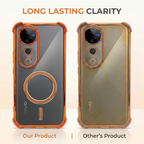 Vivo V40 Pro 5G Magsafe Airbag Cosmic Orange Case