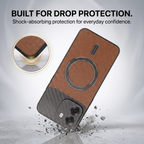 Oppo K14 5G Carbon Fiber Leather Hybrid MagSafe Magnetic Case