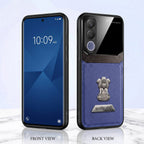Vivo V70 FE 5G Satyamev Jayate 2-in-1 Emblem Leather Lens Protective Back Case