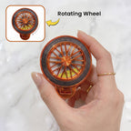 Oppo Reno 15 Pro Mini 5G Stress Buster Wheel Rotating Airbag Cosmic Orange Case