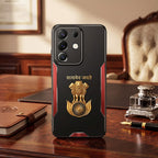 Vivo T4x 5G Satyamev Jayate 3D Metal Aluminium Back Case